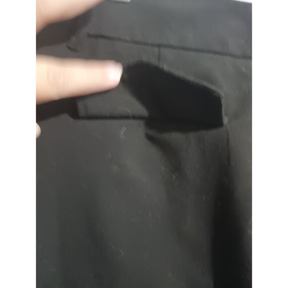 Larry Levine Stretch Size For Black Straight Leg Suit Pants - Picture 7 of 9